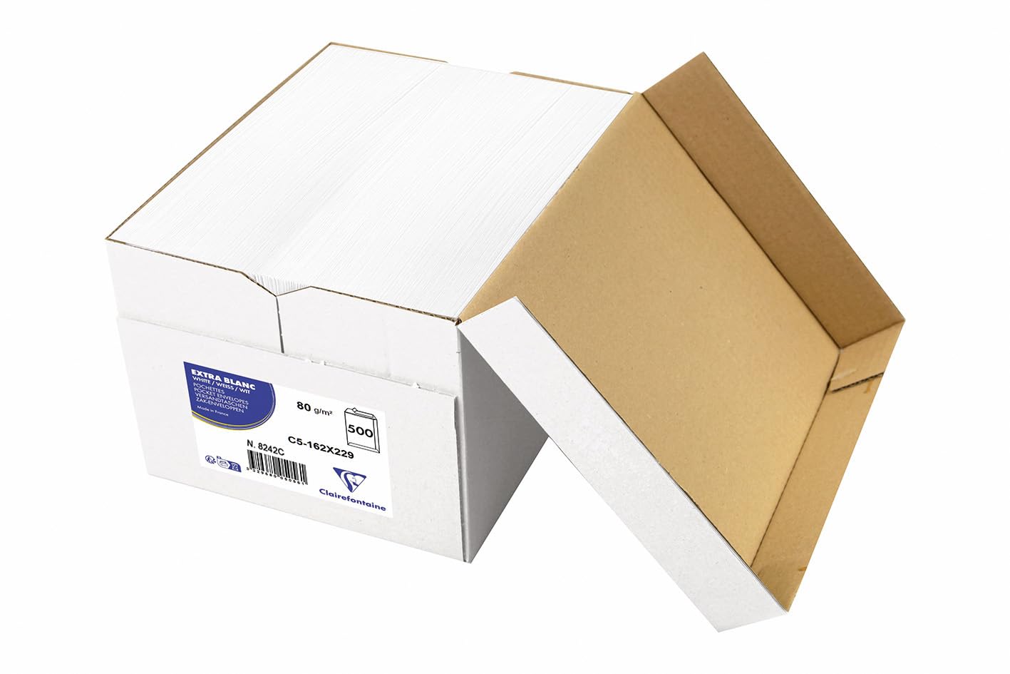 clairefontaine-8242c-enveloppes-c5-162x229-mm-120g-bo-te-de-500 image 2