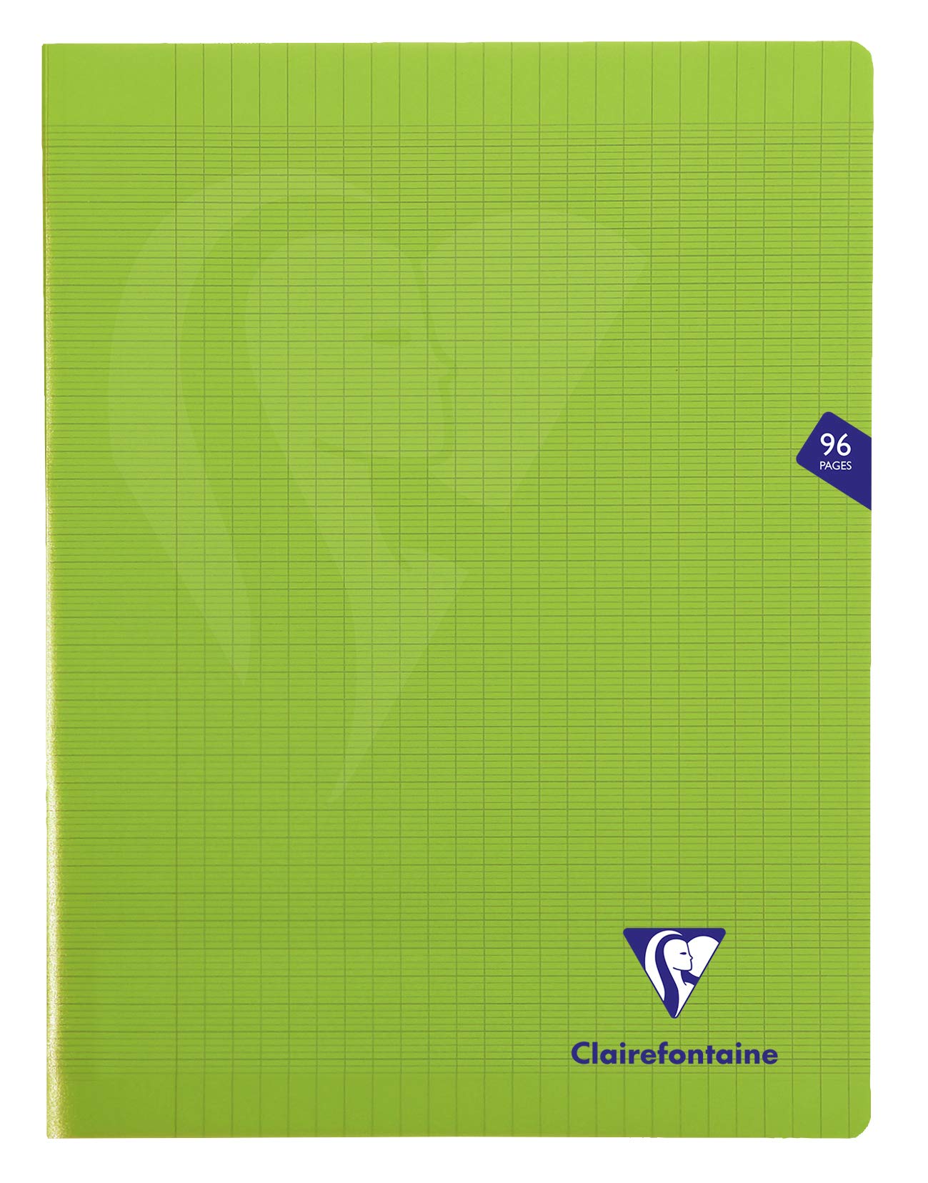 clairefontaine-353361c-cahier-agraf-vert-24x32-96-pages-grands-carreaux image 1