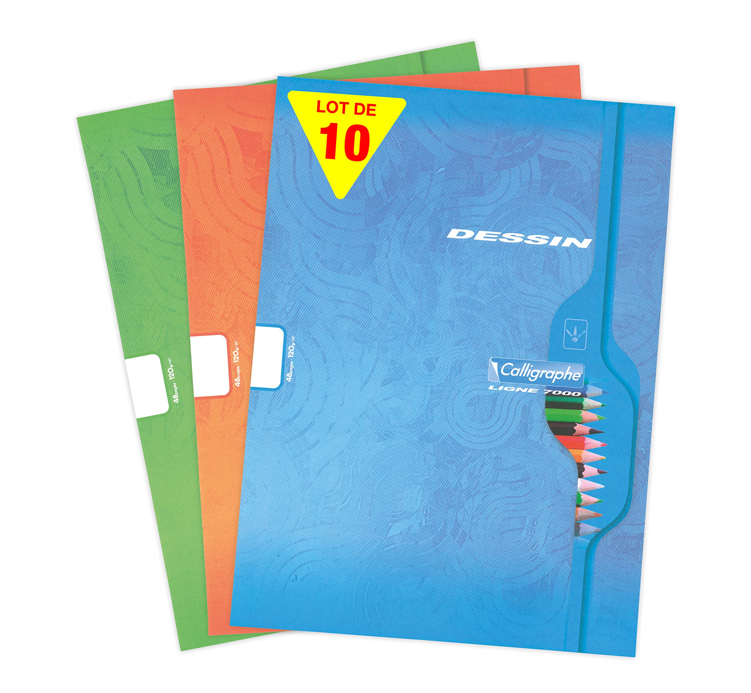 calligraphe-7554c-cahier-dessin-24x32-48-pages-unies-120g image 5
