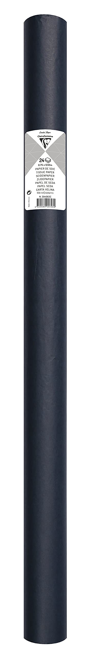 clairefontaine-tulip-papier-de-soie-50x75-bleu-marine-24-feuilles image 2