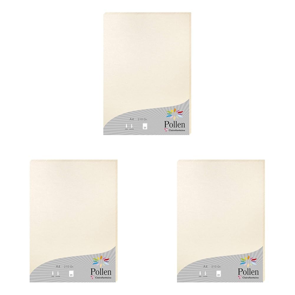 clairefontaine-pollen-feuilles-a4-120g-kraft-lot-de-50-lisse image 5