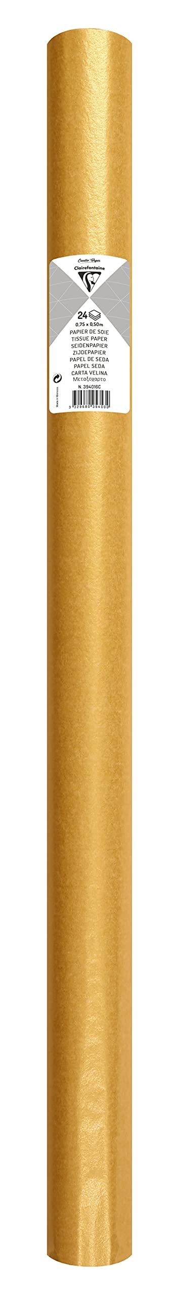 clairefontaine-tulip-394016c-papier-soie-50x75-jaune-or-24-feuilles image 2