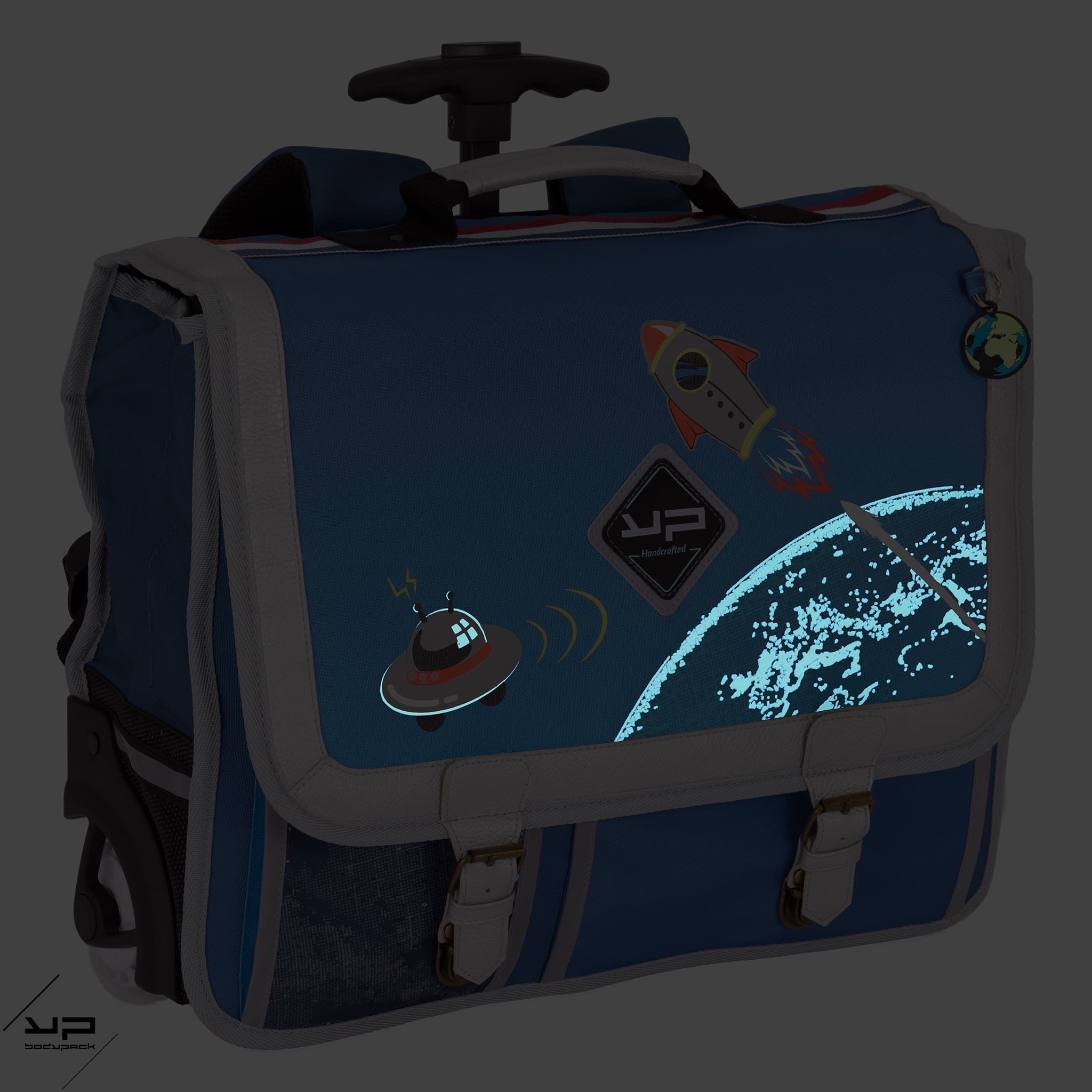bodypack-objectif-lune-cartable-roulettes-41-cm-3-compartiments image 4