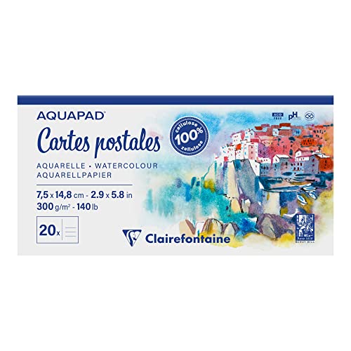 clairefontaine-painton-bloc-aquarelle-cartes-postales-a6-300g image 8