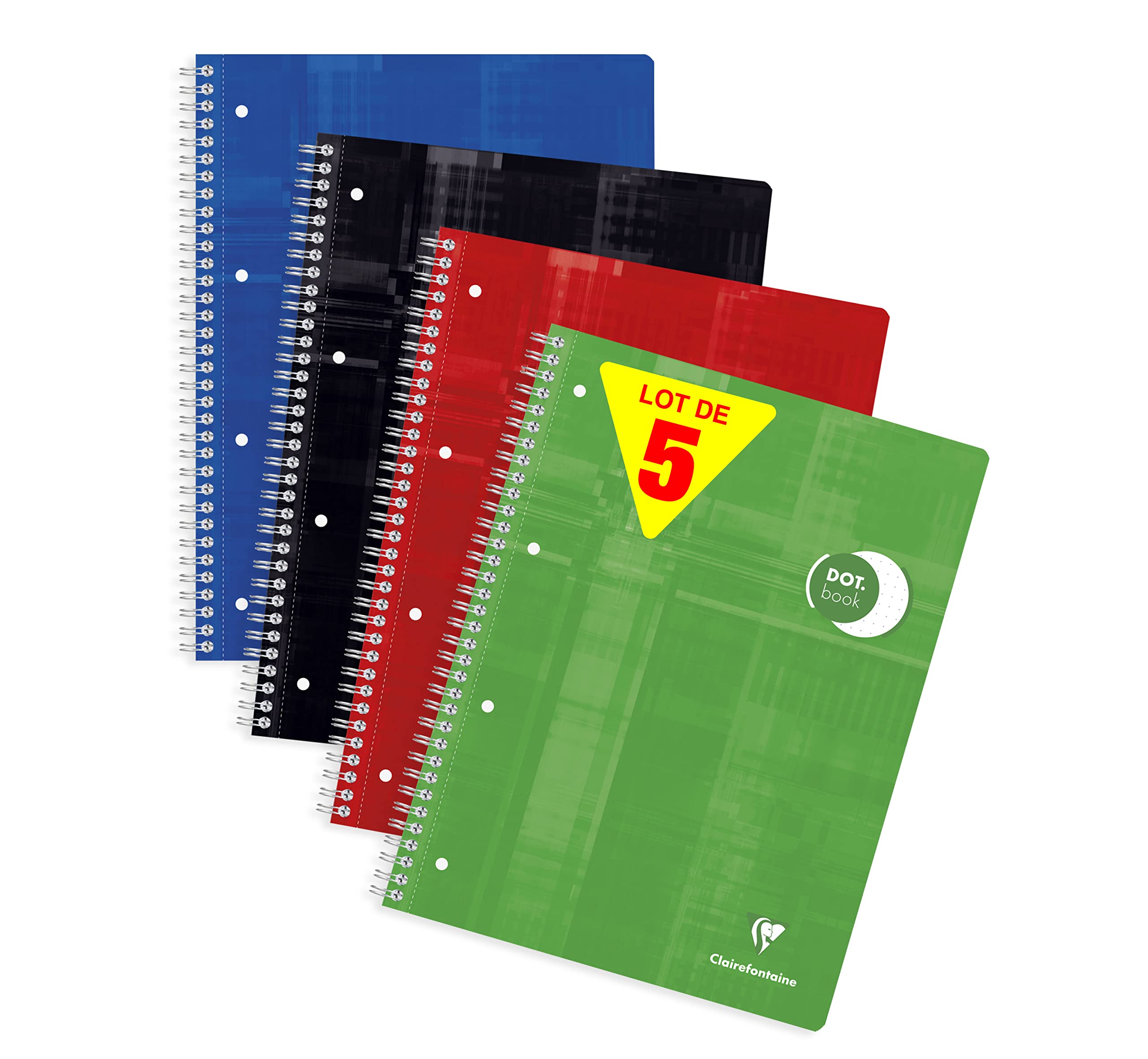 clairefontaine-1951-cahier-spirale-dot-a4-160-pages image 5