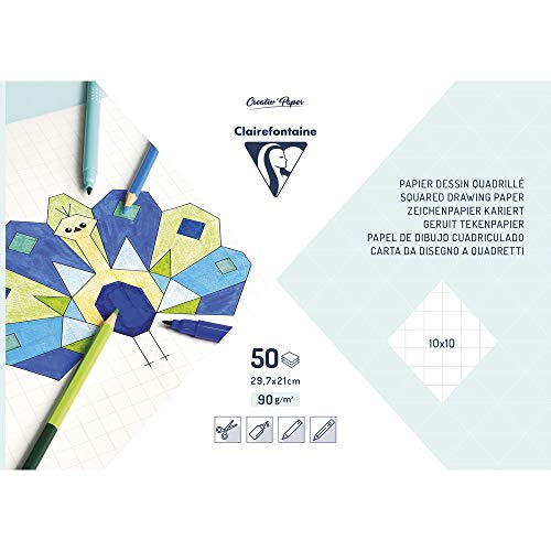 clairefontaine-1951-back-to-basics-bloc-quadrill-a4-50-feuilles image 5