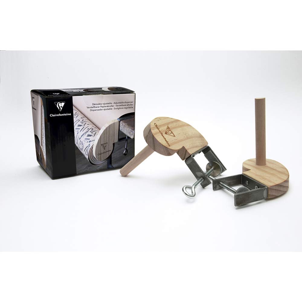 clairefontaine-200609c-d-rouleur-papier-cadeau-bois-ajustable image 4