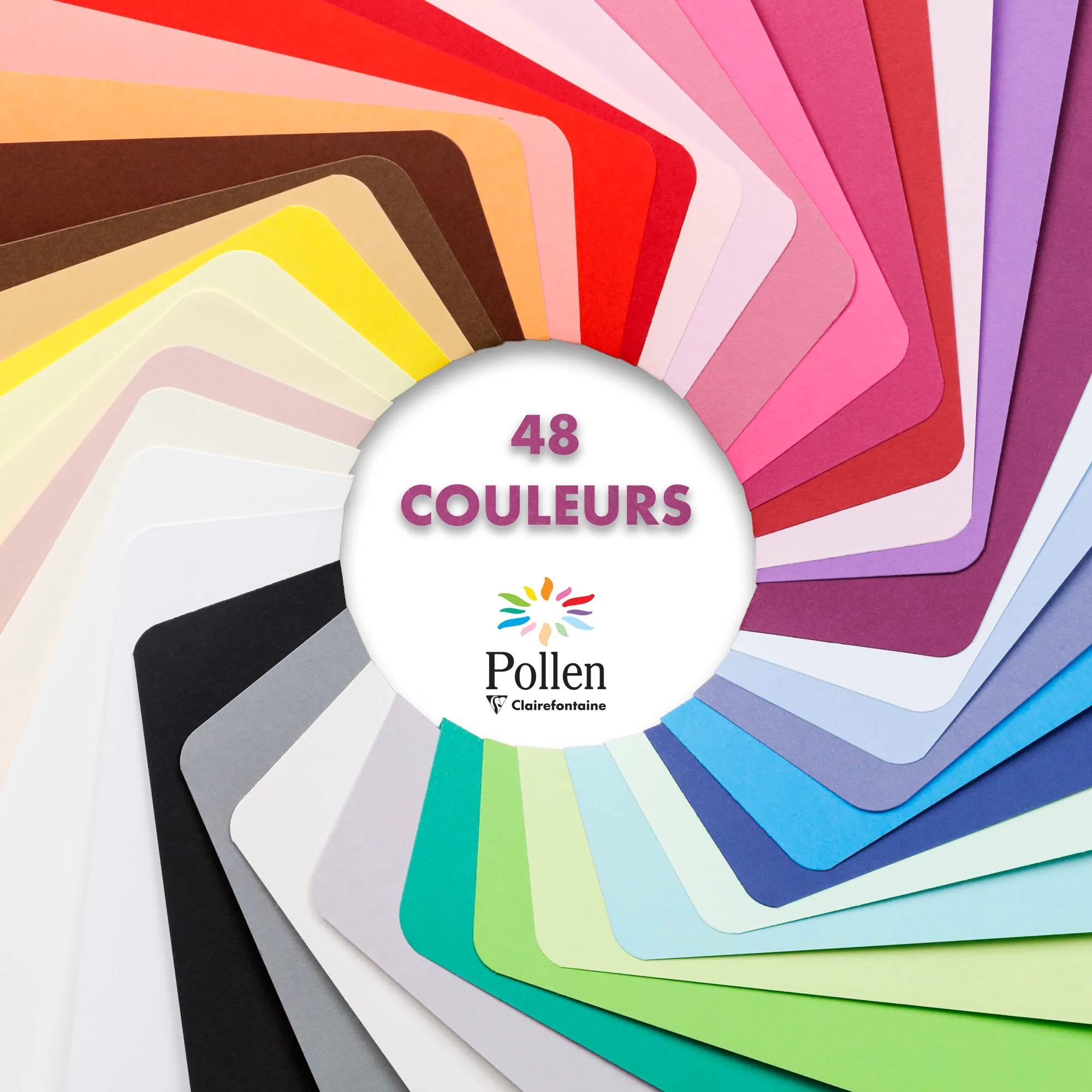 clairefontaine-pollen-enveloppe-ivoire-iris-14x14-cm-lot-20-120g image 6