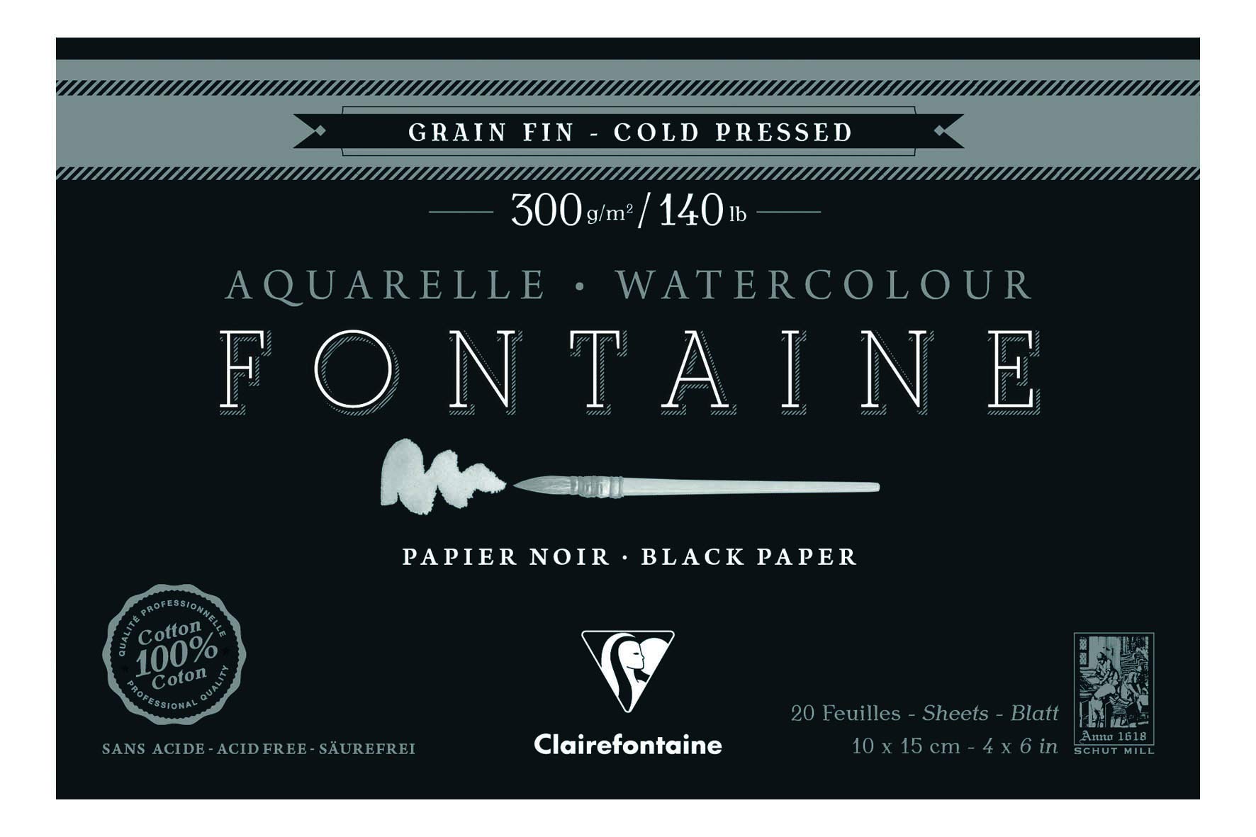 clairefontaine-painton-975302c-bloc-aquarelle-noir-18x26-cm-300g image 3