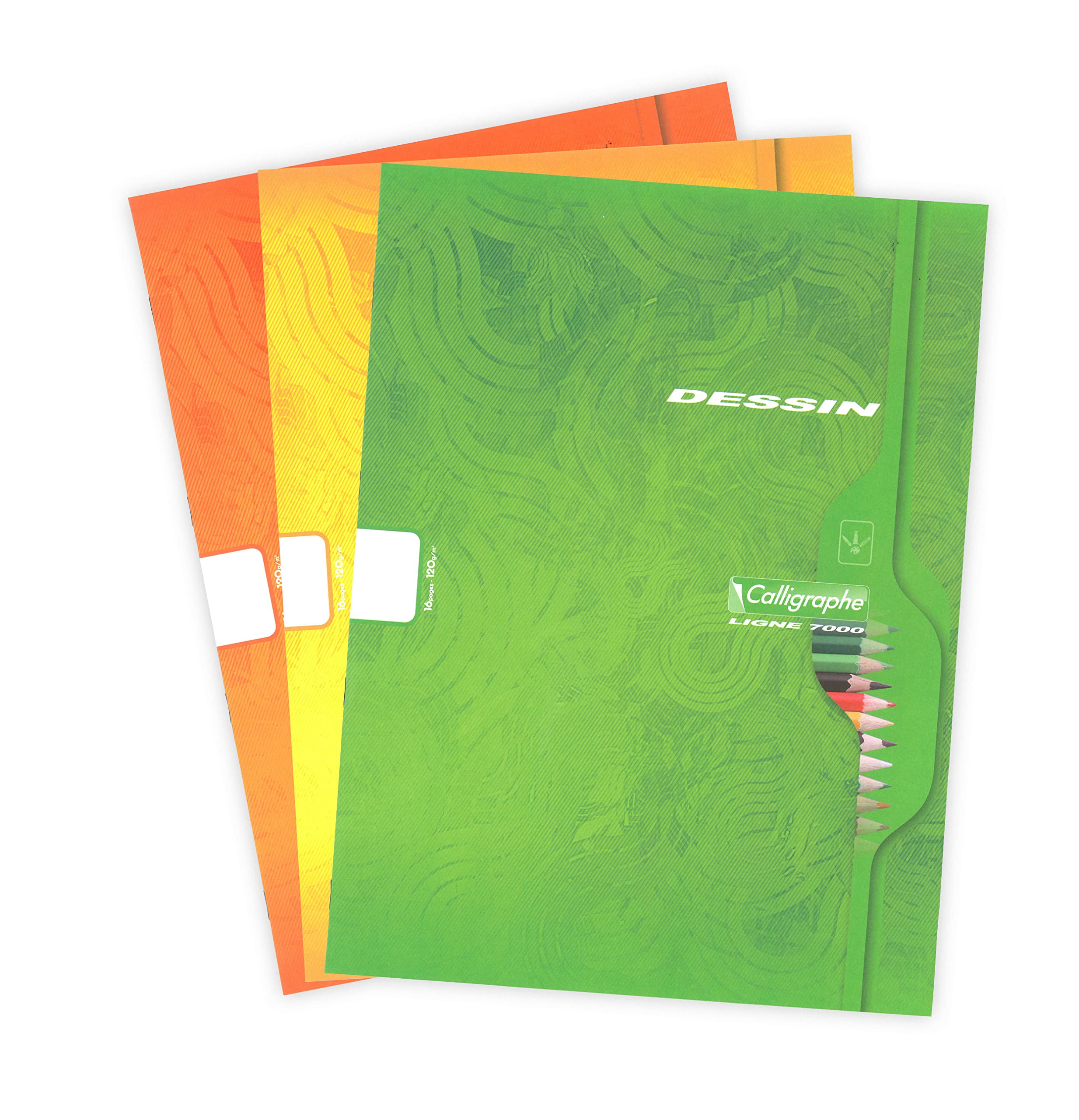 calligraphe-7554c-cahier-dessin-24x32-48-pages-unies-120g image 7