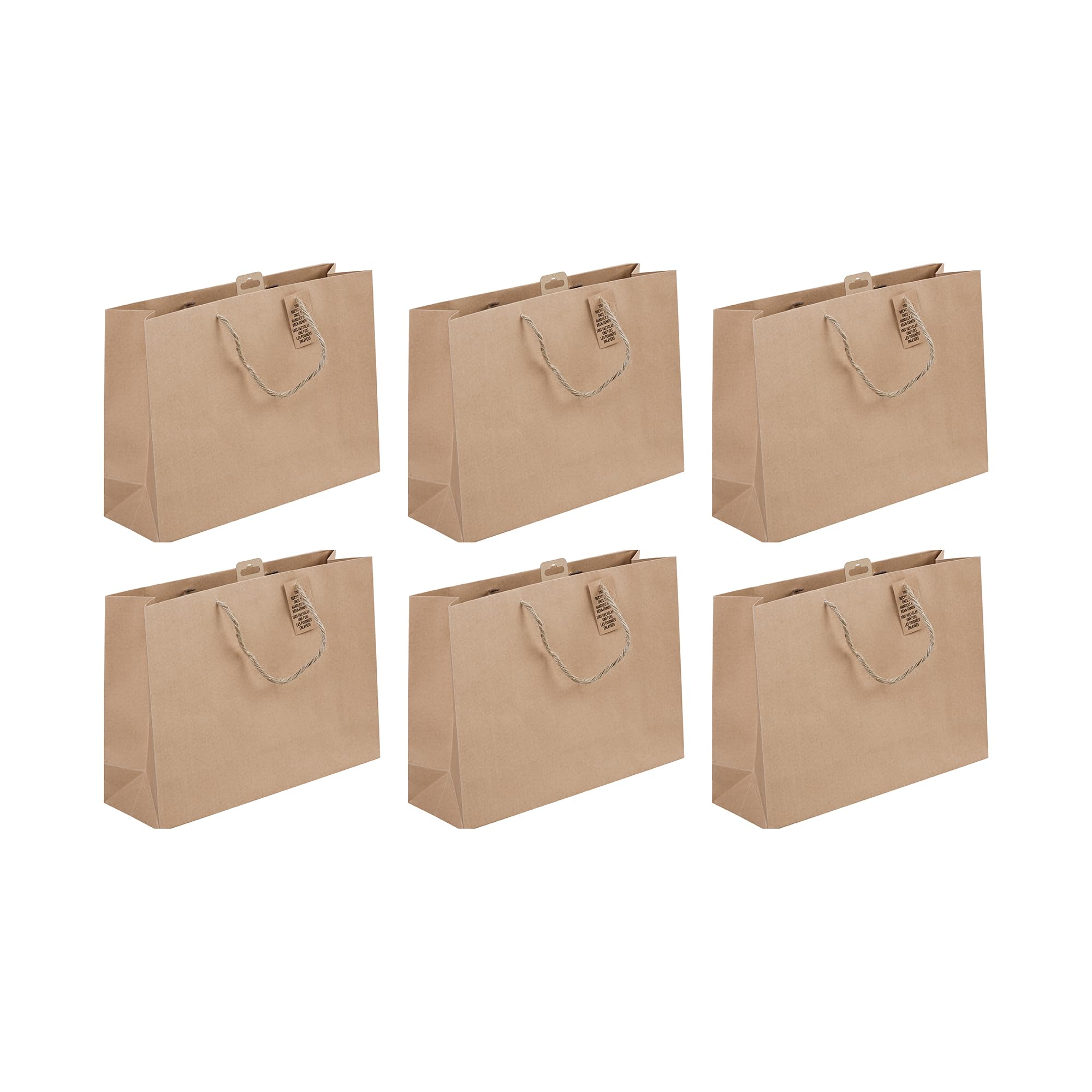 clairefontaine-tulip-28800-lot-6-sacs-cadeau-kraft-moyen image 4