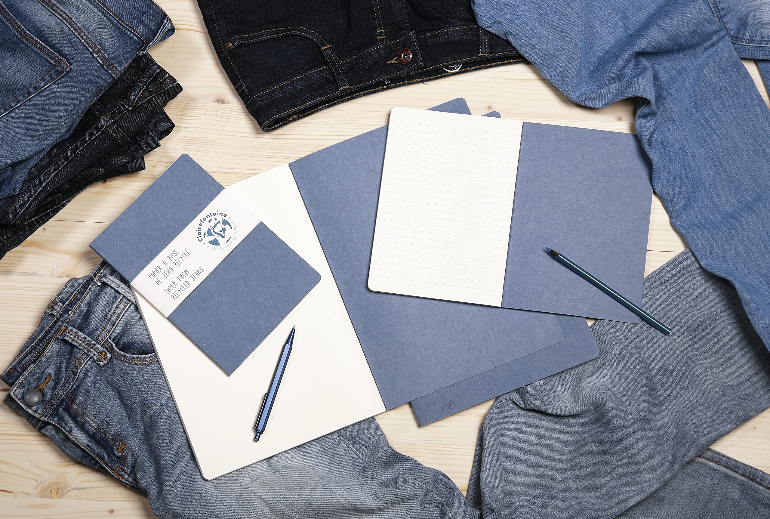 clairefontaine-jeans-cocoa-83515c-cahier-a4-lign-96-pages image 7