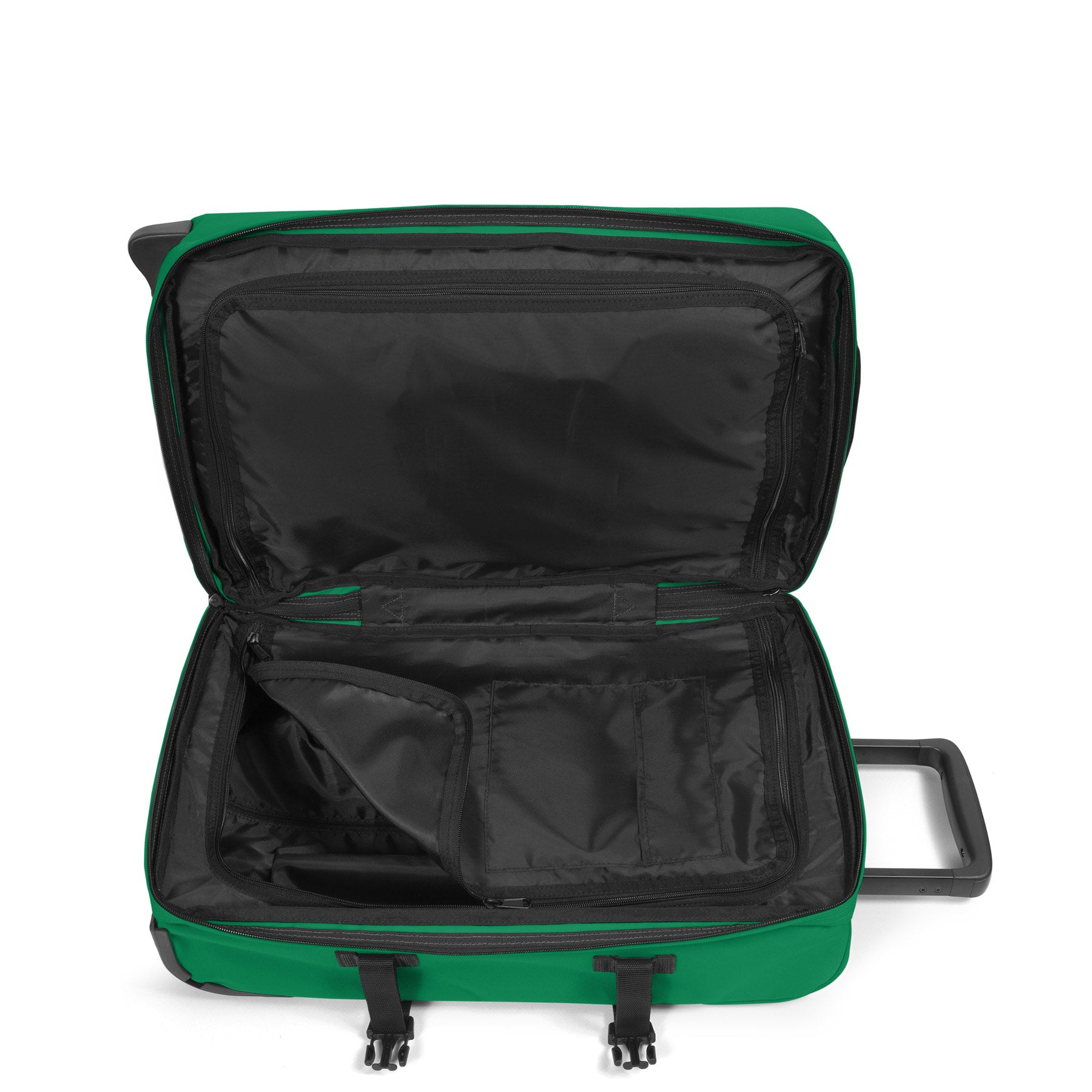 eastpak-tranverz-s-valise-cabine-green-parrot-d-perlante-tsa image 2