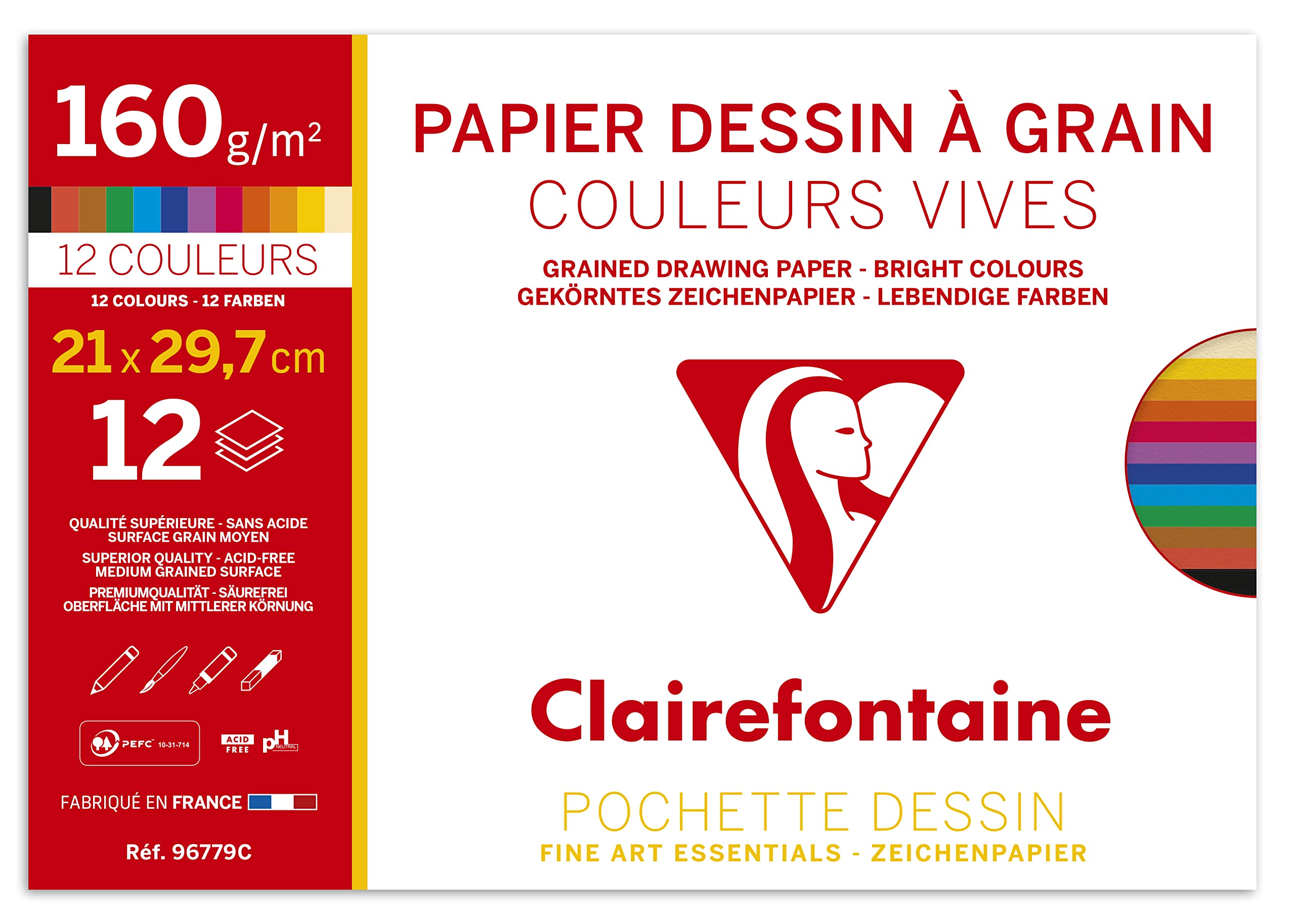 clairefontaine-painton-pochette-dessin-24x32-couleurs-160g-x12 image 6