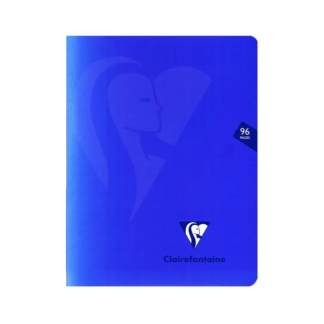 clairefontaine-back-to-basics-322741c-cahier-bleu-marine-17x22 image 1