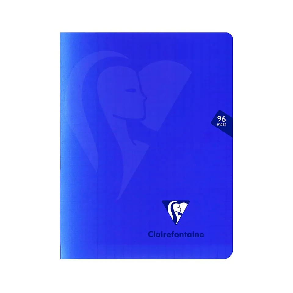 clairefontaine-back-to-basics-322741c-cahier-bleu-marine-17x22 image 1