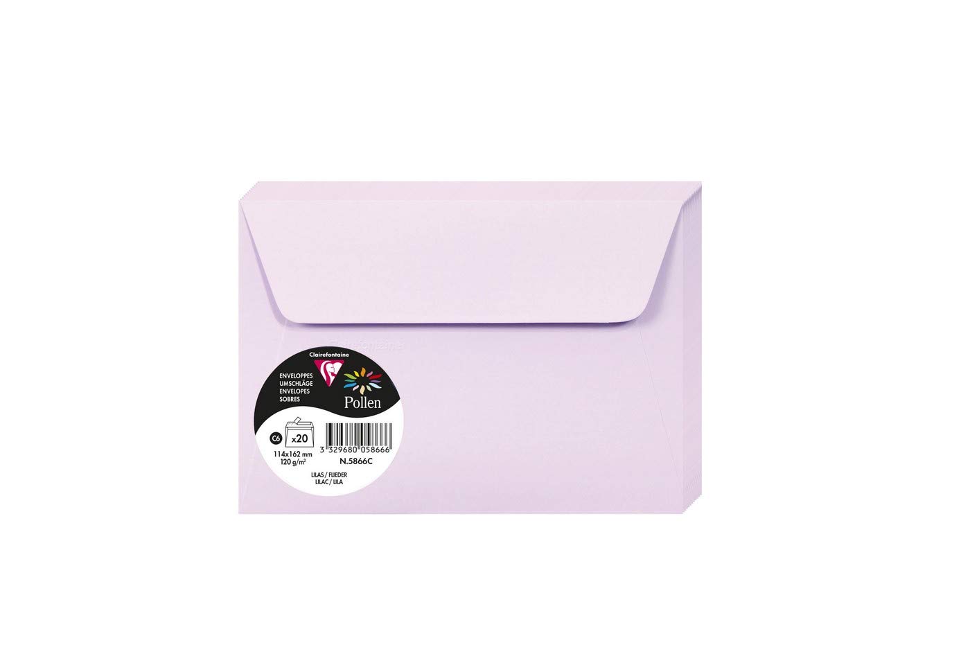 clairefontaine-triomphe-enveloppes-c6-blanc-iris-120g-x20 image 8