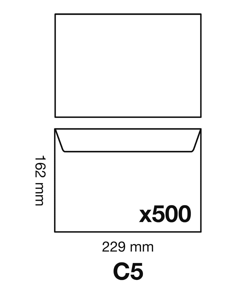 clairefontaine-triomphe-2642c-enveloppes-c5-auto-adh-sives-x500 image 3