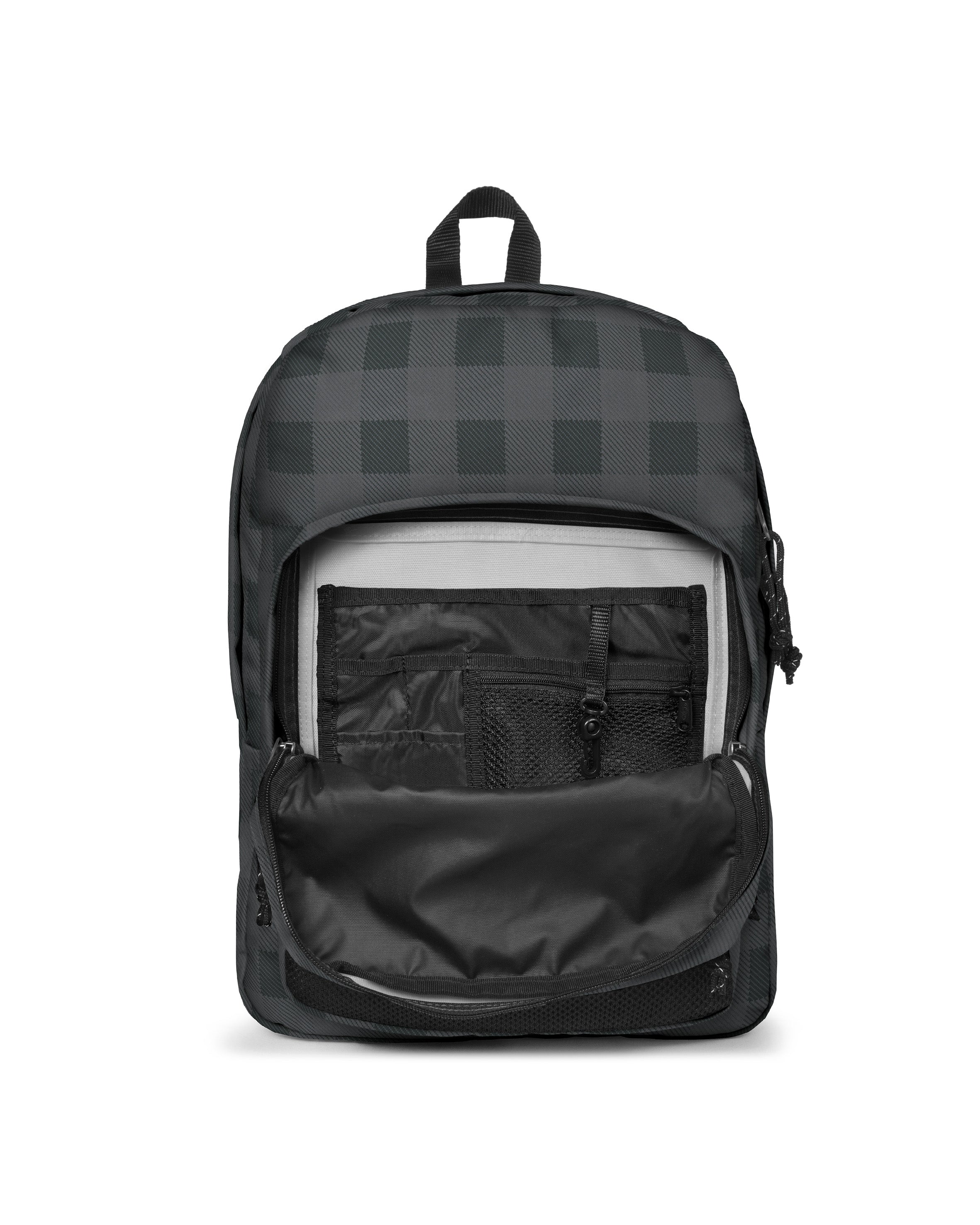 eastpak-pinnacle-sac-dos-checker-grey-grand-2-compartiments image 5