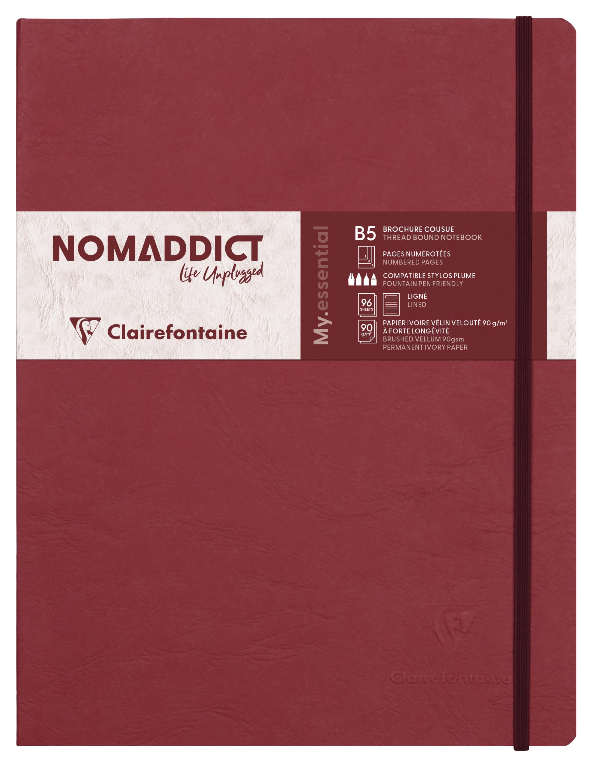 clairefontaine-age-bag-793435c-carnet-gris-a5-dot-90g image 8