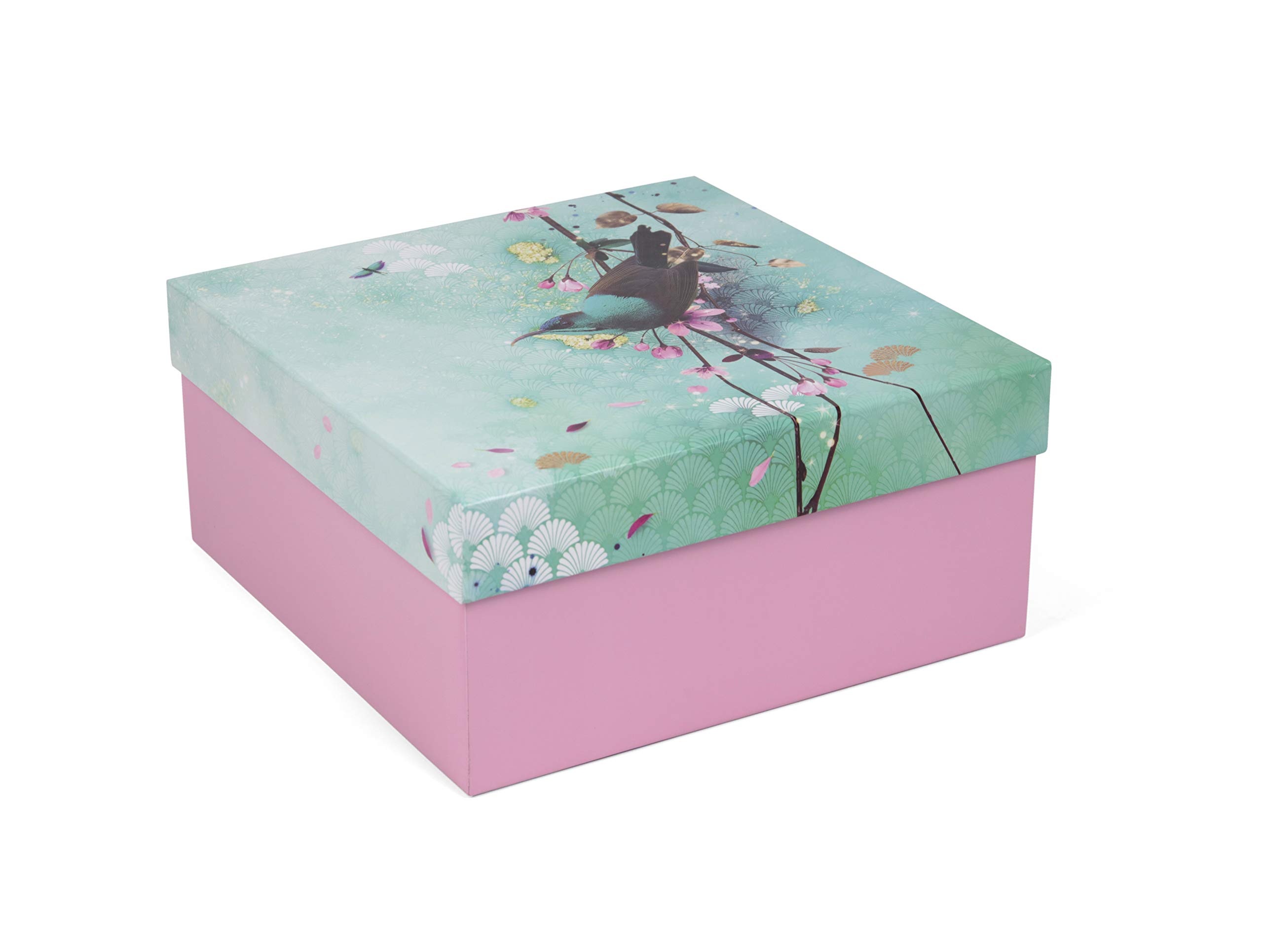 clairefontaine-sakura-dream-lot-3-bo-tes-rangement-floral-carr image 4