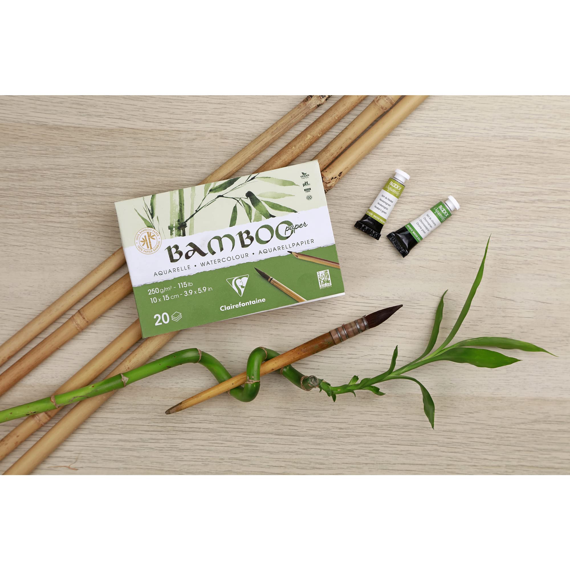 clairefontaine-painton-975919c-bloc-aquarelle-a4-bambou-250g image 3