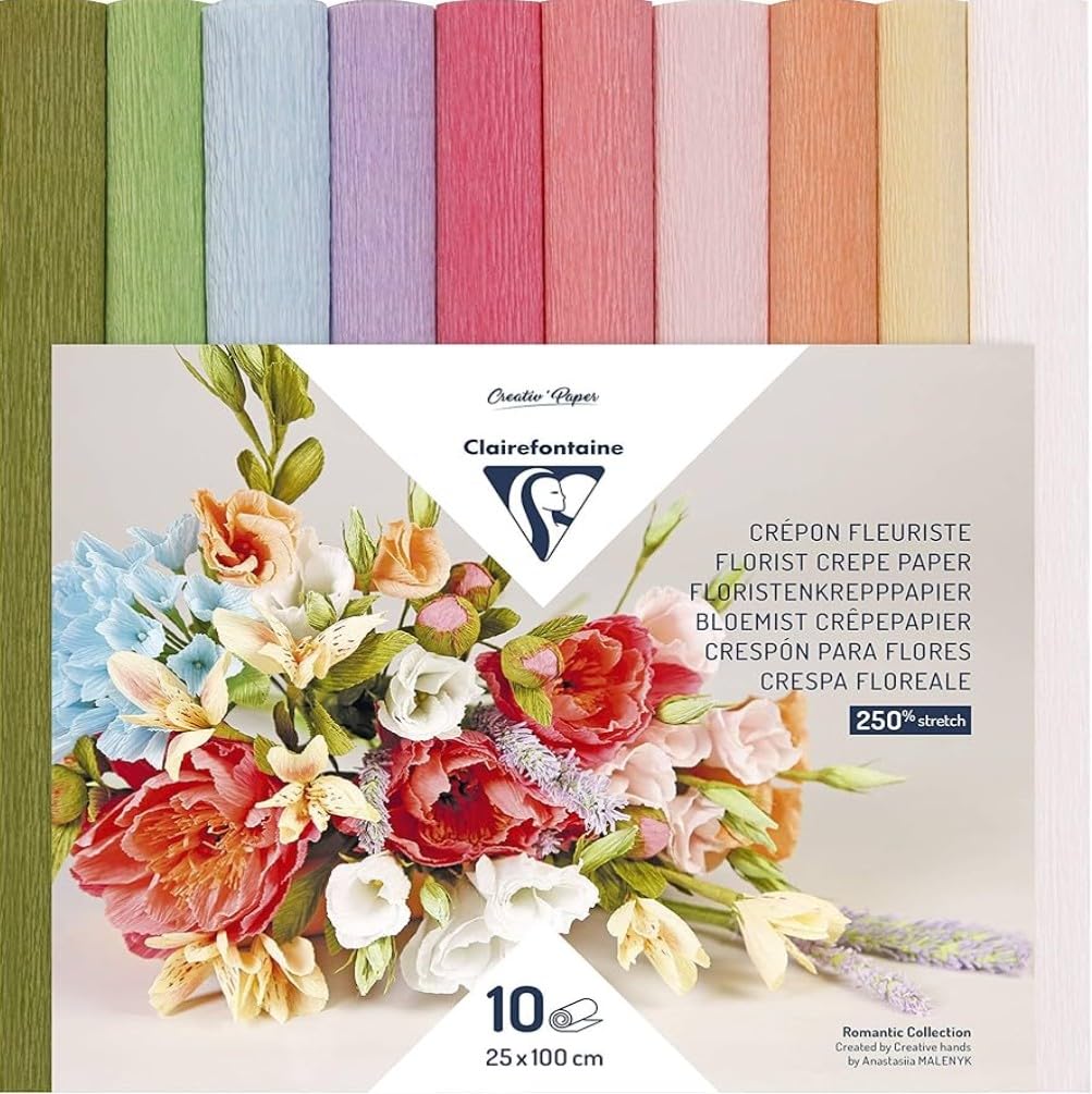 clairefontaine-tulip-papier-cr-pon-fleuriste-vifs-10-rouleaux-25x100-cm image 8
