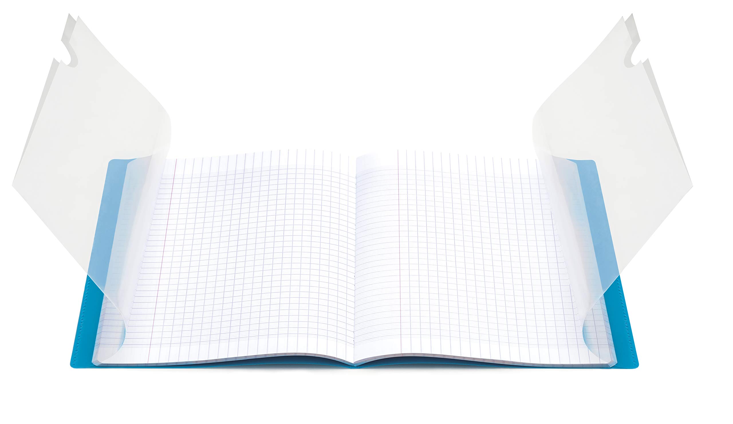 clairefontaine-koverbook-cahier-a4-96p-grands-carreaux-bleu image 3