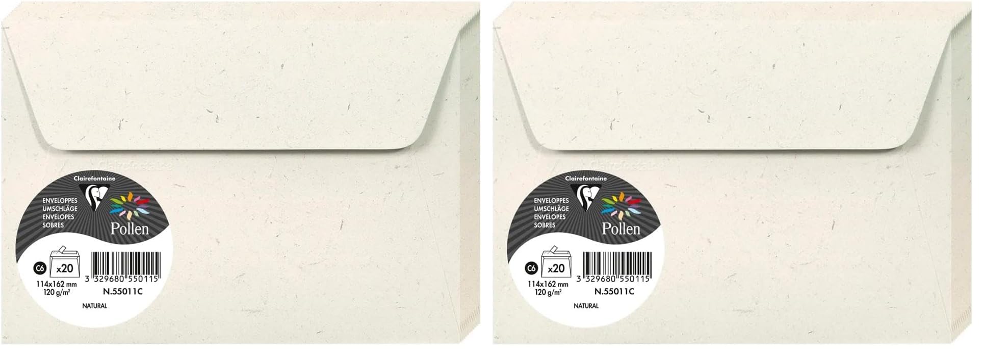 clairefontaine-pollen-natura-20-enveloppes-c6-120g-recycl image 8