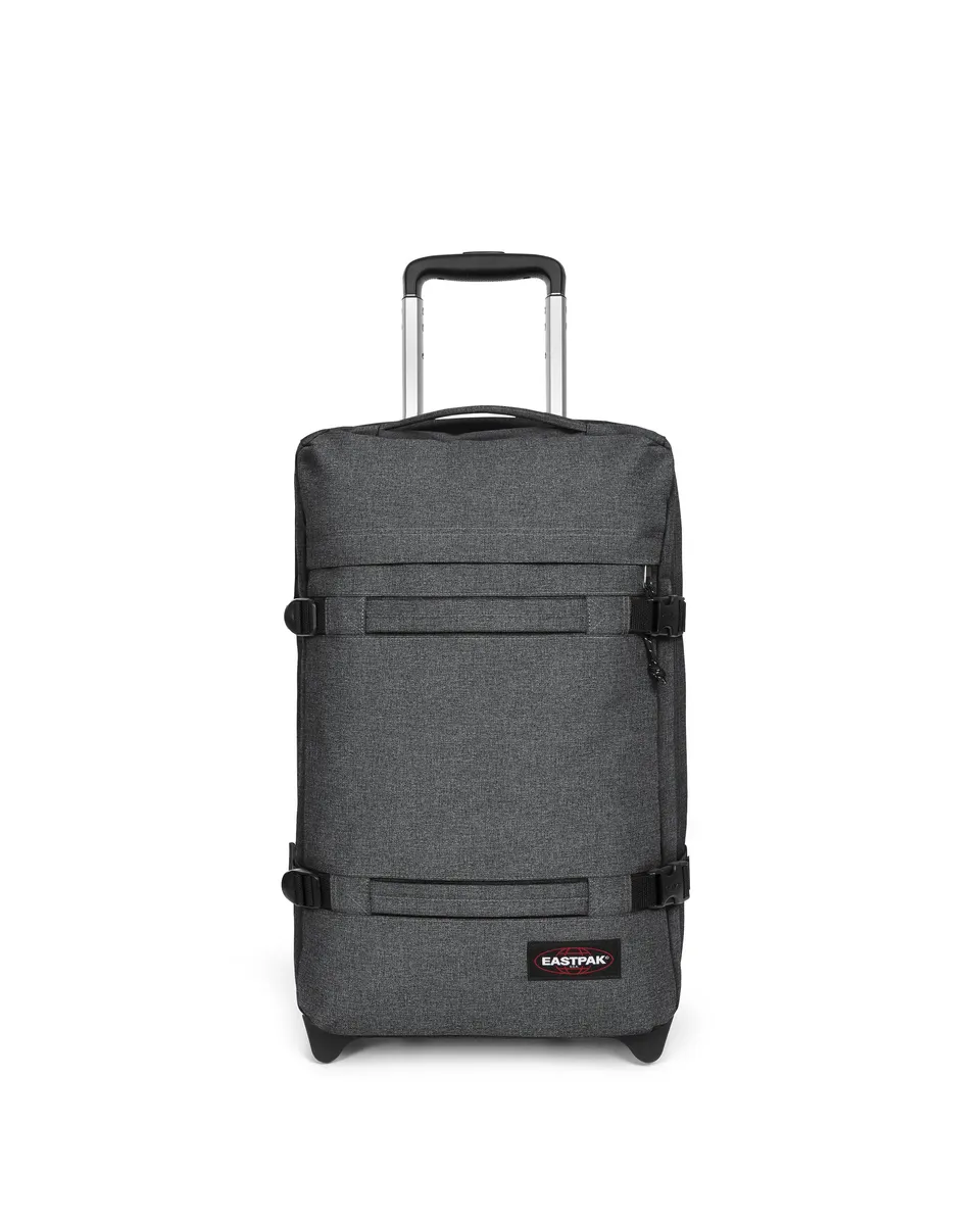 eastpak-transit-r-s-valise-cabine-souple-noire-black-denim-petit image 1