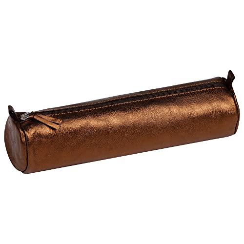 clairefontaine-age-bag-8691c-trousse-ronde-cuir-brun-iris image 8