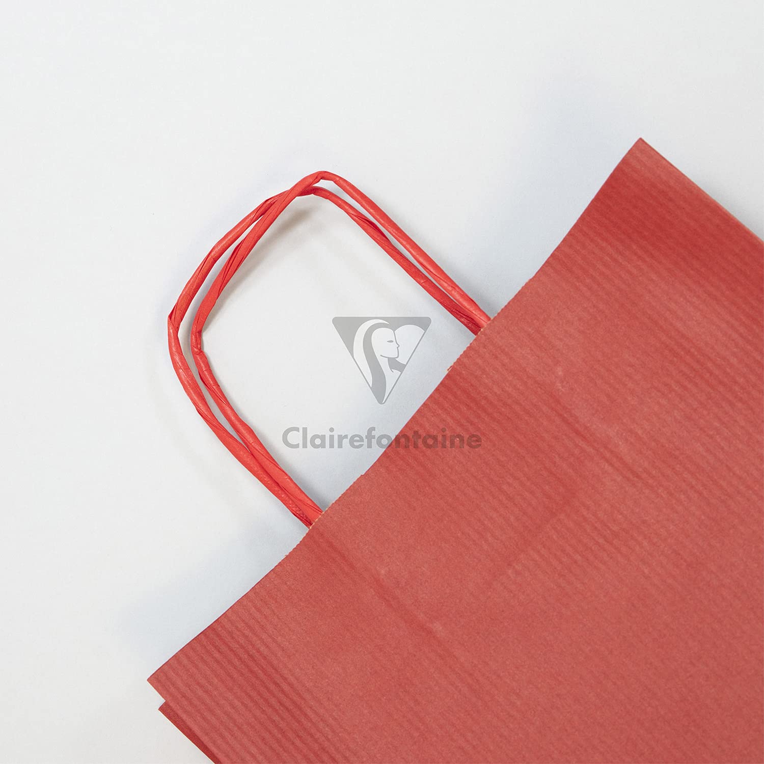clairefontaine-tulip-sac-kraft-rouge-22x10x27-cm-x25 image 2