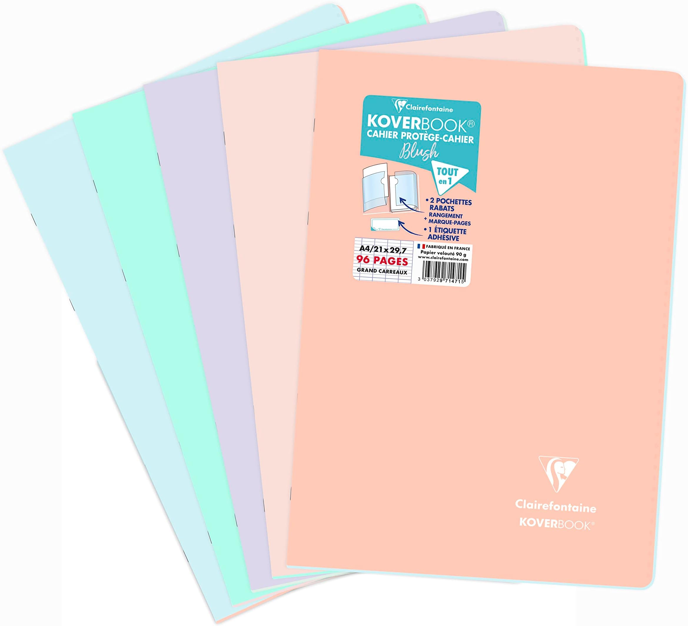 clairefontaine-koverbook-blush-cahier-a4-96p-grands-carreaux image 8