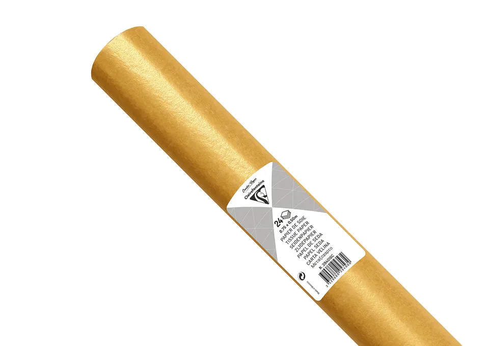 clairefontaine-tulip-394016c-papier-soie-50x75-jaune-or-24-feuilles image 1