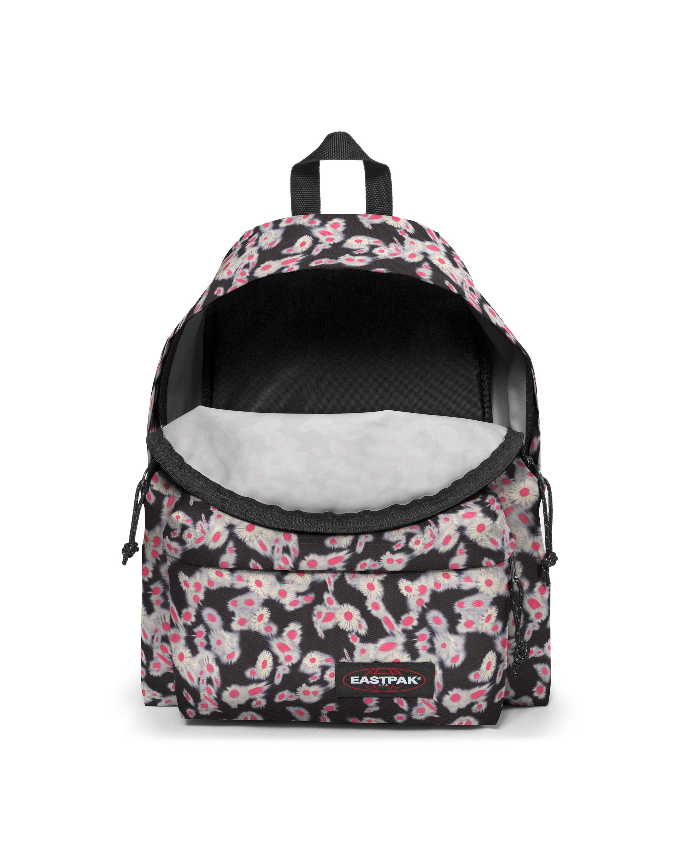 eastpak-padded-pak-r-sac-dos-moyen-marguerites-noir-d-perlant image 2