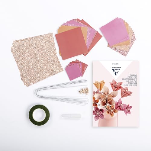 clairefontaine-tulip-kit-origami-bouquet-12-fleurs-60-feuilles image 5