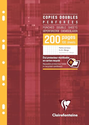 clairefontaine-1951-47122c-copies-doubles-a4-200-pages-90g-marge image 5