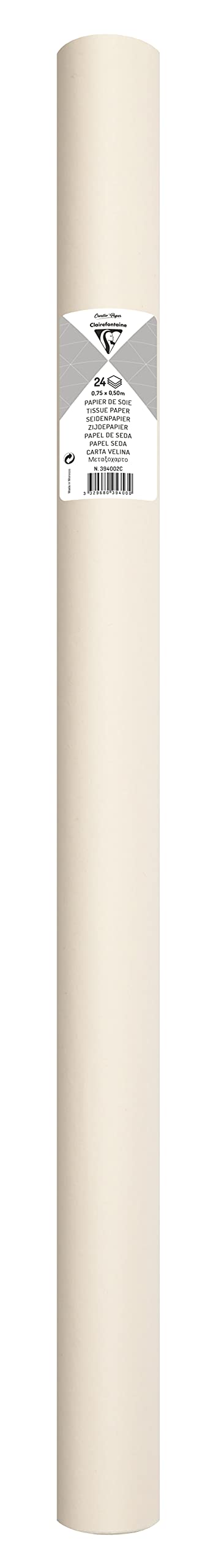 clairefontaine-tulip-papier-de-soie-50x75-24-feuilles-ivoire-18g image 2