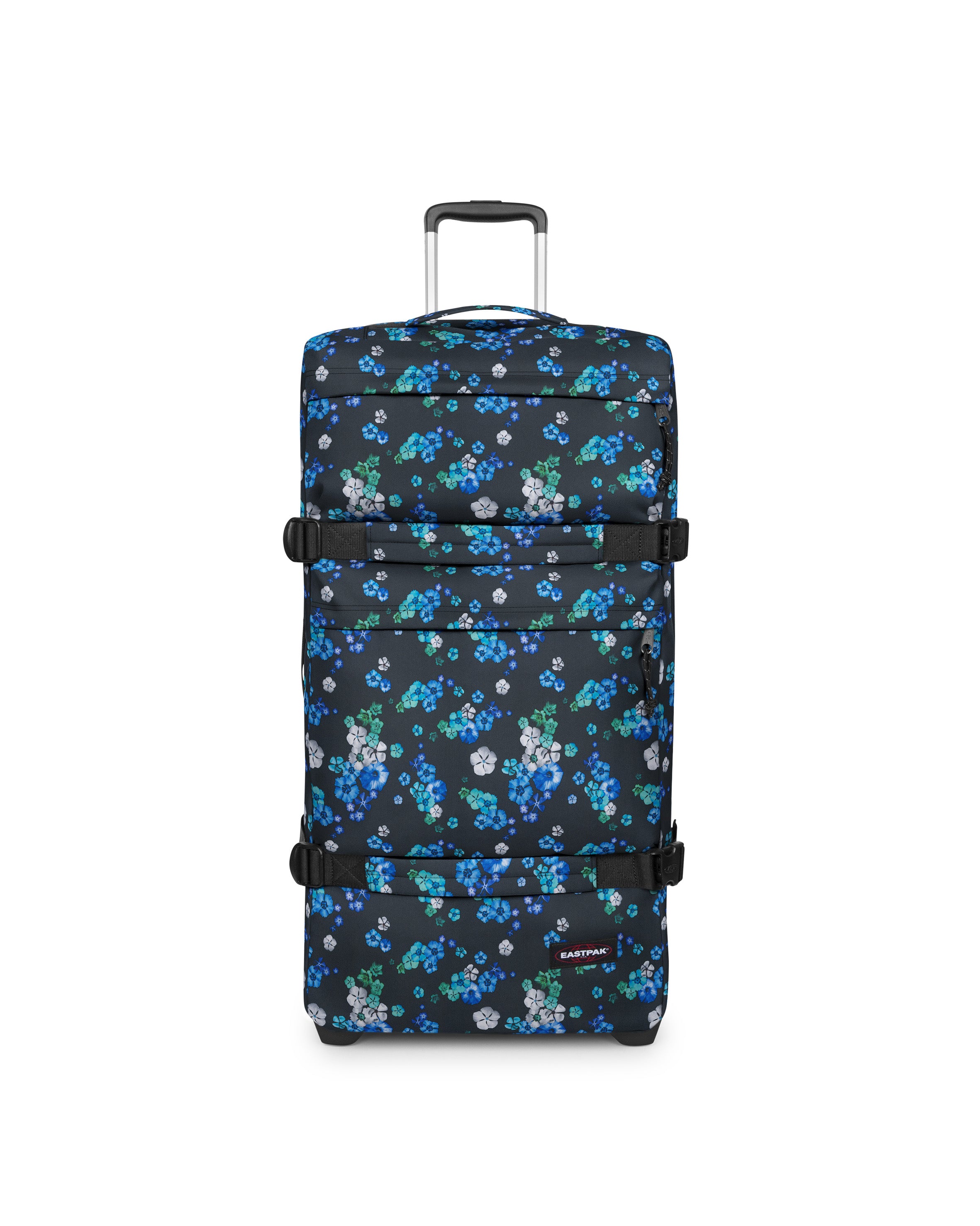 eastpak-transit-r-plus-m-valise-floralbloomblac-2-roues image 1