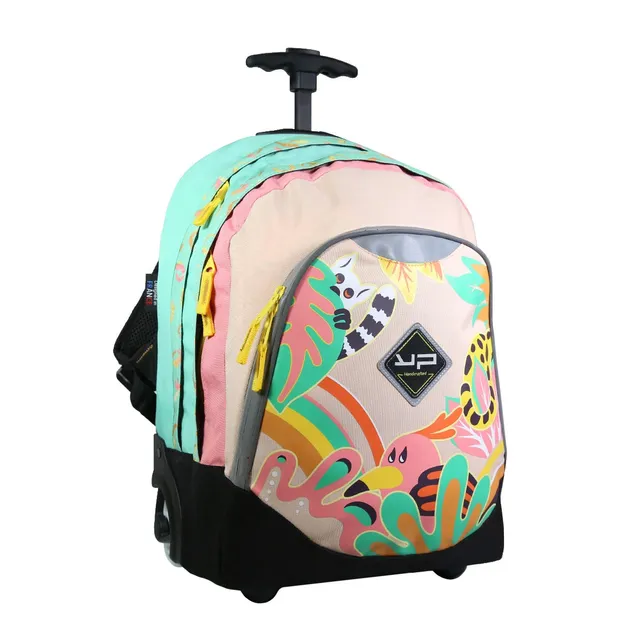 bodypack-jungle-sac-dos-roulettes-rose-primaire image 1