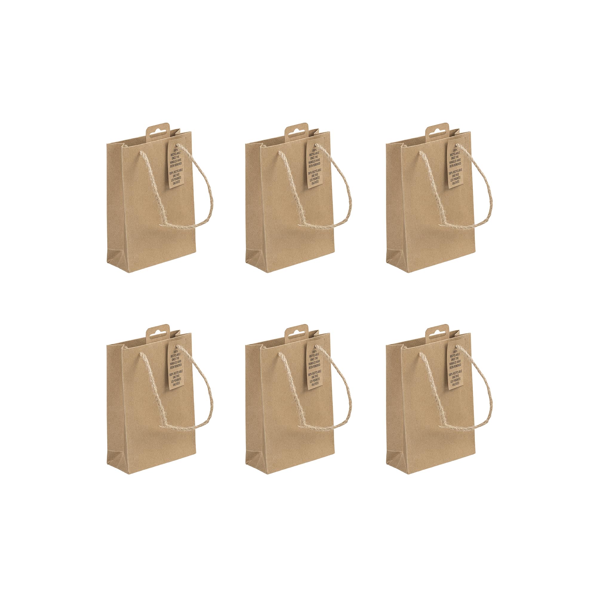 clairefontaine-tulip-28800-lot-6-sacs-cadeau-kraft-moyen image 7