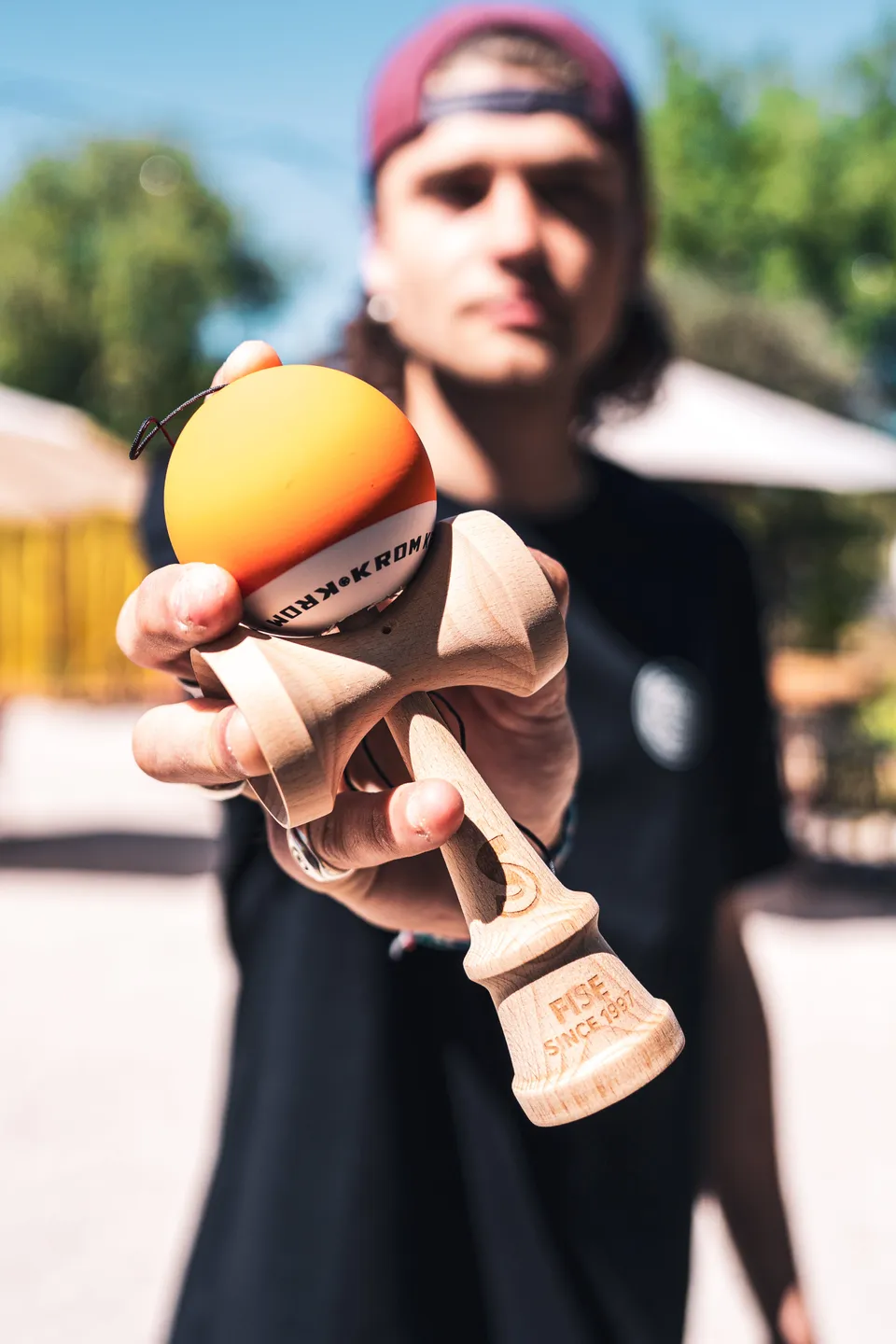 fise-kendamas-krom-x-fise-kendama-bois-vert image 1