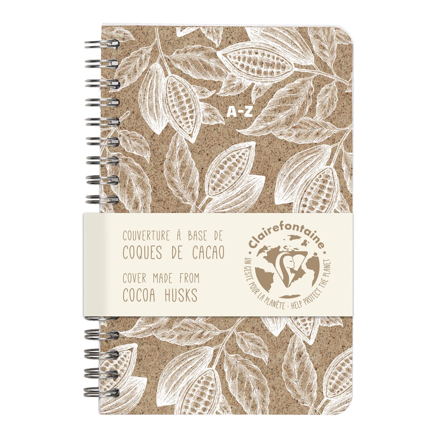 clairefontaine-cocoa-carnet-r-pertoire-spirale-11x17-100-pages-lign-es image 5