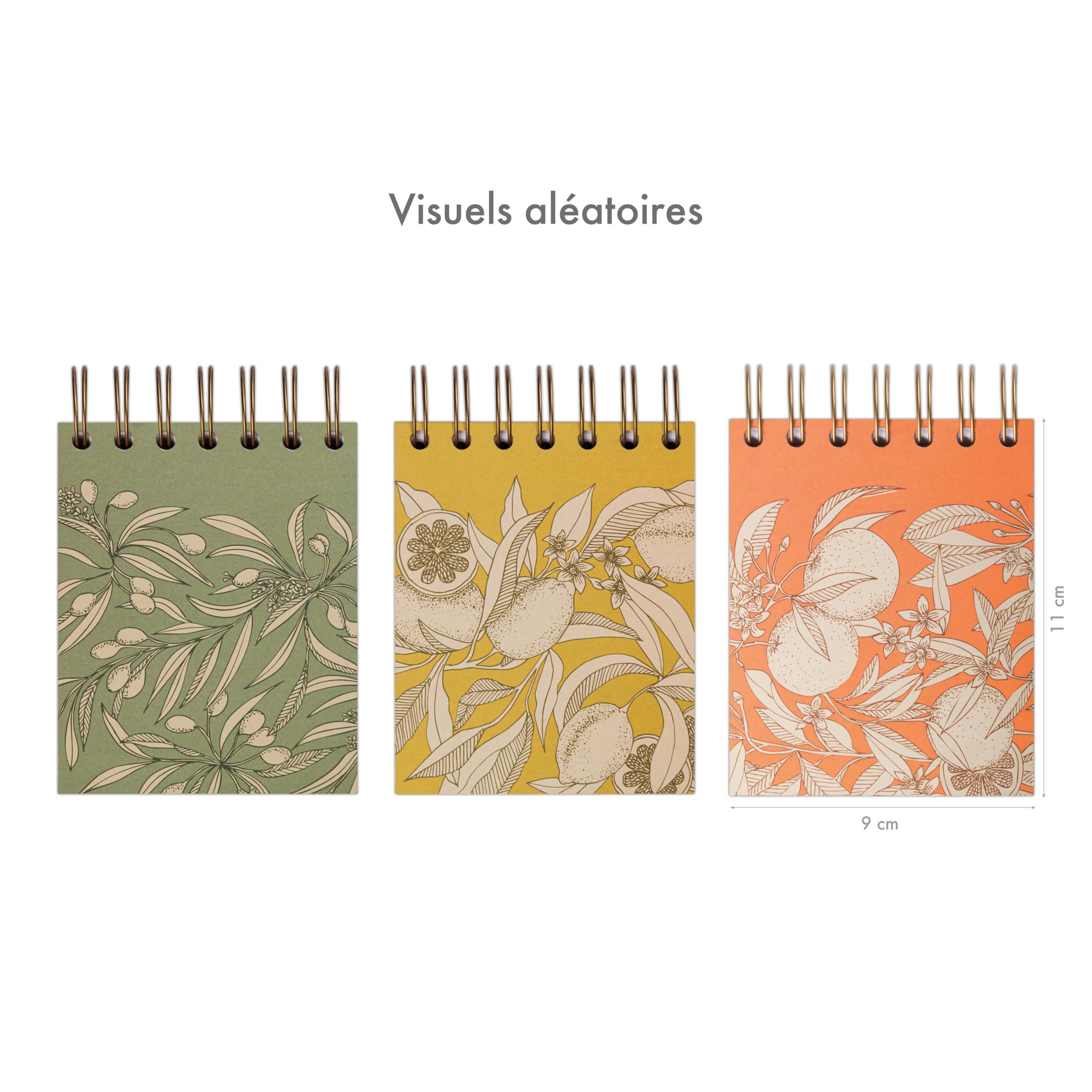 clairefontaine-116346c-bloc-notes-spirale-9x11-jardin-des-sens-160f image 2