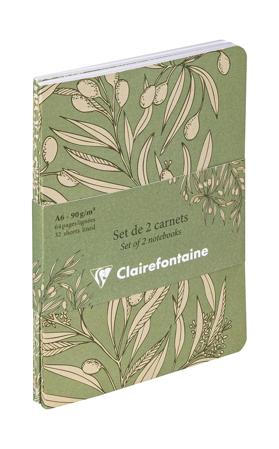 clairefontaine-jardin-des-sens-carnet-a6-lign-64p-fleurs-lot-2 image 1