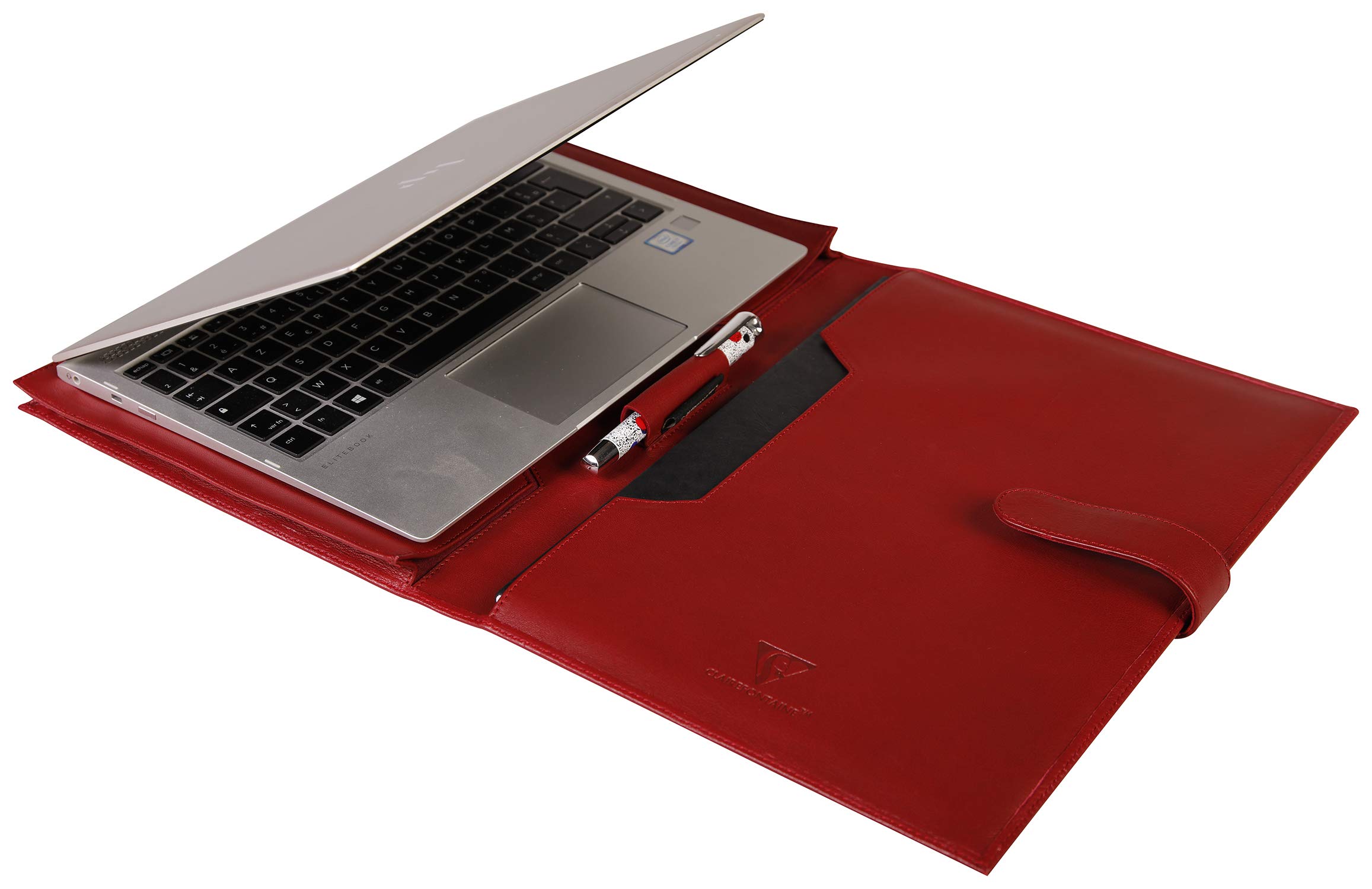 clairefontaine-age-bag-410077c-housse-pc-15-cuir-rouge image 4