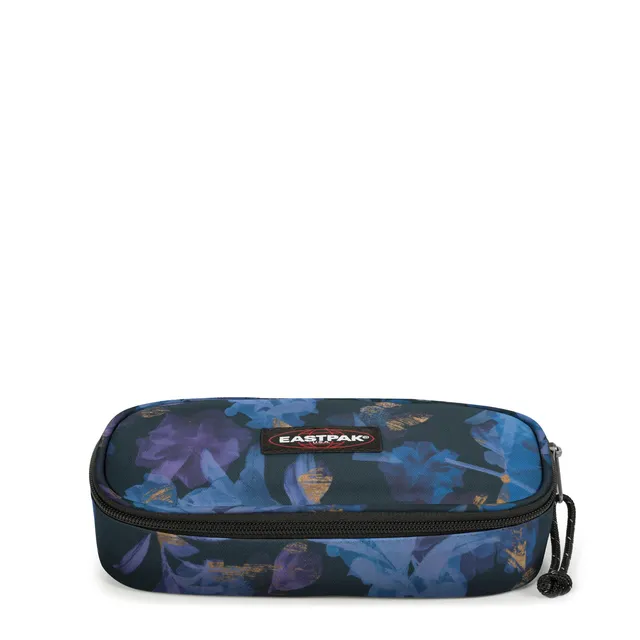 eastpak-oval-single-trousse-blue-gold-bloom-d-perlante image 1
