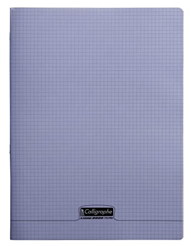 calligraphe-18477c-cahier-agraf-violet-24x32-cm-48-pages-petits-carreaux image 4