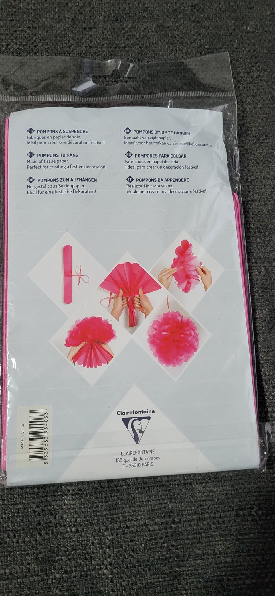 Tailles variées