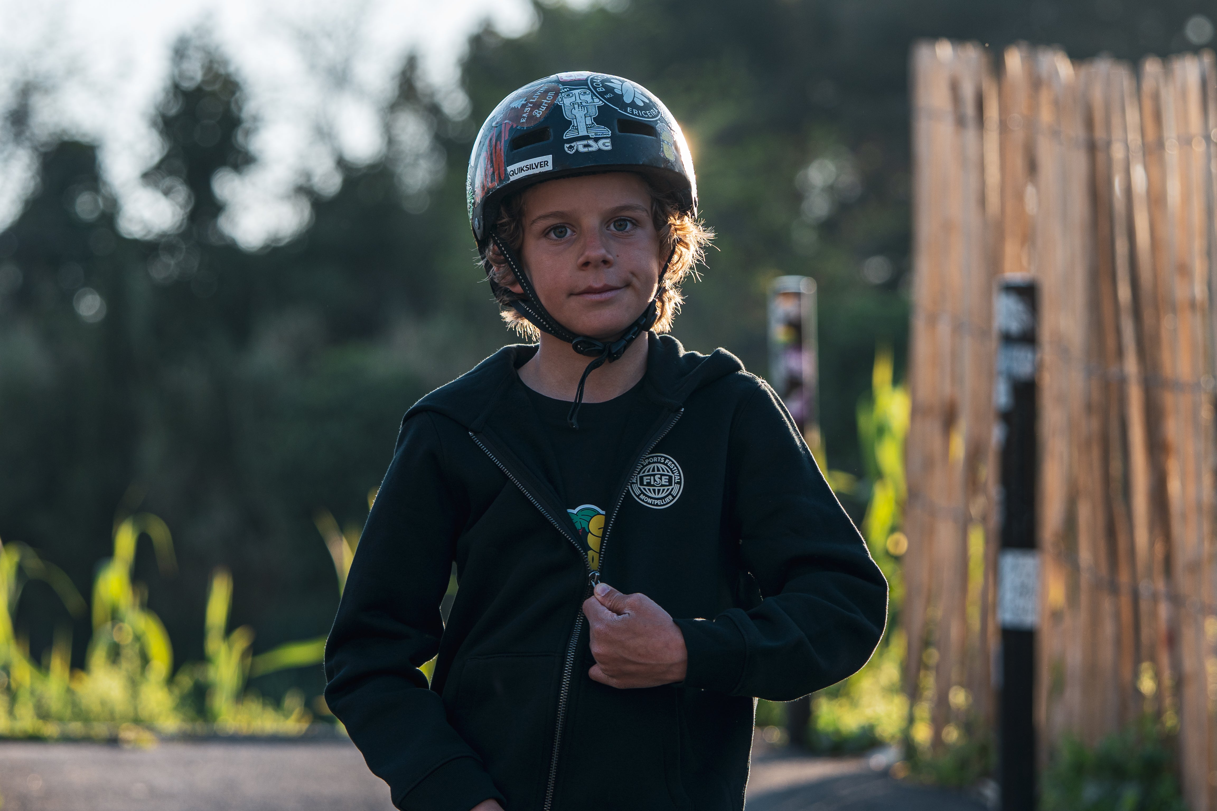 fise-pulls-sweats-zip-black-kids-sweat-zipp-enfant-noir image 2